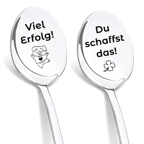 DIKARYA Glücksbringer Prüfung Geschenke, Kaffeelöffel mit Gravur Viel Erfolg! Du schaffst das! Einschulung Mutmacher Ausbildung Geschenke Schule Studium Neuen Job Abschiedsgeschenk für Kollegen Freund DIKARYA Glücksbringer Prüfung Geschenke, Kaffeelöffel mit Gravur Viel Erfolg! Du schaffst das! Einschulung Mutmacher Ausbildung Geschenke Schule Studium Neuen Job Abschiedsgeschenk für Kollegen Freund von DIKARIYA