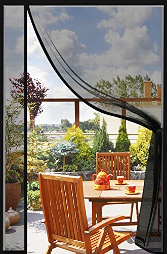 DIKER Magnet Fliegengitter Balkontür, Fliegenvorhang Tür 75×210cm Katzenkrallen Sicher, Magnetvorhang Insektenschutz, Balkon Magnetisch Fliegengittertüren Ohne Bohren, Fliegenschutz Terrassentür DIKER Magnet Fliegengitter Balkontür, Fliegenvorhang Tür 75×210cm Katzenkrallen Sicher, Magnetvorhang Insektenschutz, Balkon Magnetisch Fliegengittertüren Ohne Bohren, Fliegenschutz Terrassentür von DIKER