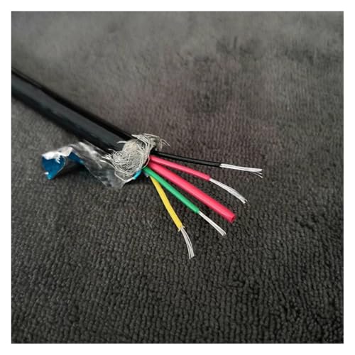 OPFVUJIKX 2-adriges/4-adriges Twisted Pair Ultraschall-Spezialkabel for Ultraschall-Durchflussmesser/Wasserzähler(4-Core,10m) von DIKKAC