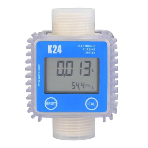 OPFVUJIKX Digital K24 for Turbine Digital Die-sel Fuel Flow Meter for Measuring Tools Chemicals Water Sea Liquid Flow Meter G5AB OPFVUJIKX Digital K24 for Turbine Digital Die-sel Fuel Flow Meter for Measuring Tools Chemicals Water Sea Liquid Flow Meter G5AB von DIKKAC