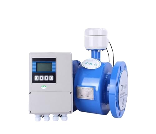 OPFVUJIKX Elektromagnetischer Durchflussmesser, Kalorimeter, Rohrleitung, Abwasser, Säure-Base-Schlammspaltung, intelligenter Puls, Flüssigkeits-/Kälte-/Wärmezähler, DN10-100(DN50 PTFE) von DIKKAC