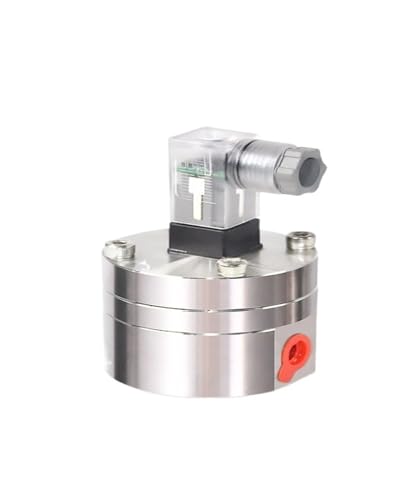 OPFVUJIKX Hochgenauer Mikro-Ovalrad-Durchflussmesser, 0,5% Genauigkeit, 30 – 6000 l/h Durchflussmesser aus Edelstahl for Flüssigkleber, Wasser und Kraftstoff(CX-M5.2-AL) von DIKKAC