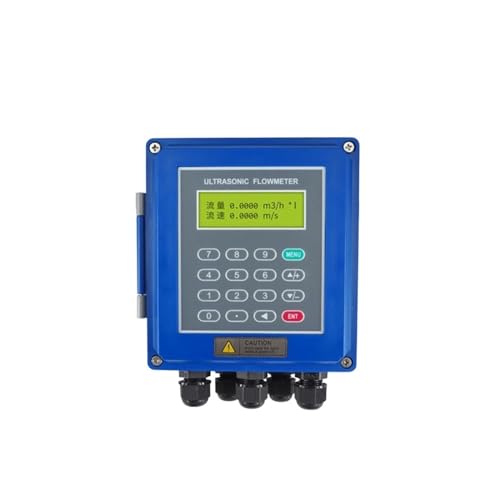 OPFVUJIKX Hochtemperatur-Ultraschall-Durchflussmesser, tragbarer externer Clip-in-Rohrsegment-Flüssigkeitsdurchflussmesser(Wall DN300-6000) von DIKKAC