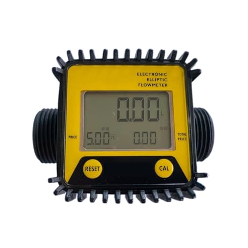 OPFVUJIKX K28 Electronic Display Flowmeter for Measuring Methanol Counter Flow Meter Urea Flow Rate(Yellow) von DIKKAC