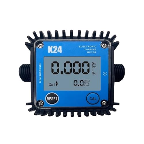OPFVUJIKX Micro Flow Harnstoff Digitalanzeige Dosiermessgerät, Zahnradzähler Benzinmotoröl(Blue) von DIKKAC
