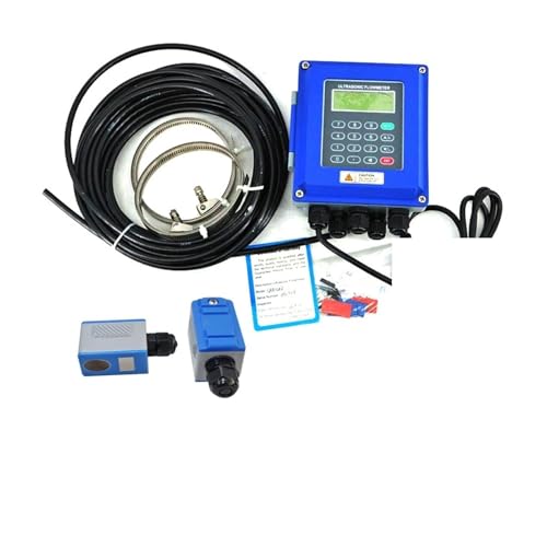OPFVUJIKX TUF-2000B Wandmontierter Wasserdurchflussmesser-Wandler TS-2/TM-1-HT Optionaler SD-Speicherklemmensensor Ultraschall-Durchflussmesser for Flüssigkeiten(Host Plus TS-2 TM-1) von DIKKAC