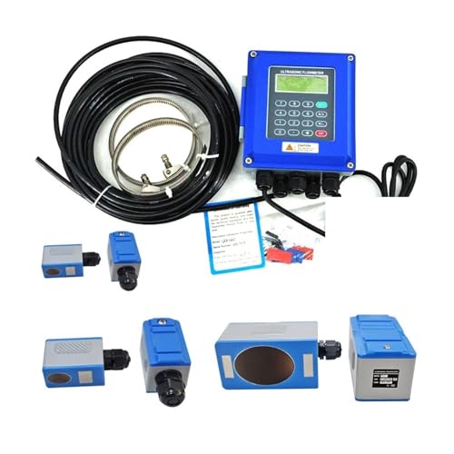 OPFVUJIKX TUF-2000B Wandmontierter Wasserdurchflussmesser-Wandler TS-2/TM-1-HT Optionaler SD-Speicherklemmensensor Ultraschall-Durchflussmesser for Flüssigkeiten(Host TS-2 TM-1 TL-1) von DIKKAC