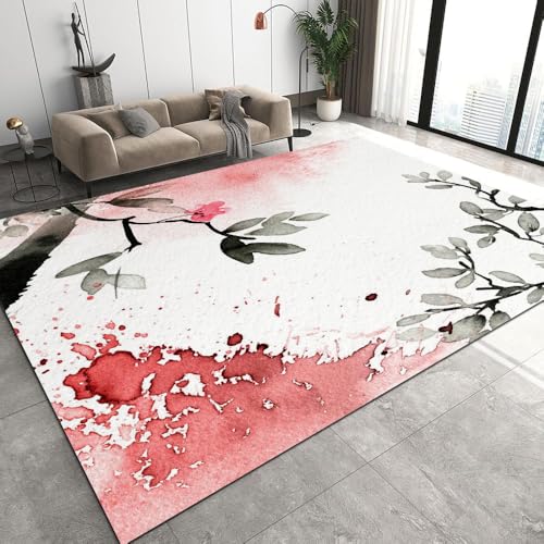 DILANI Teppich Wohnzimmer Schlafzimmer 3D Japanische Kirschblüten Teppich Kinderzimmer Kurzflor Teppiche rutschfeste Spielteppiche Vulkan Fuji Kinder Teenager Kurzflor Flanell Teppiche 60x90 cm DILANI Teppich Wohnzimmer Schlafzimmer 3D Japanische Kirschblüten Teppich Kinderzimmer Kurzflor Teppiche rutschfeste Spielteppiche Vulkan Fuji Kinder Teenager Kurzflor Flanell Teppiche 60x90 cm von DILANI