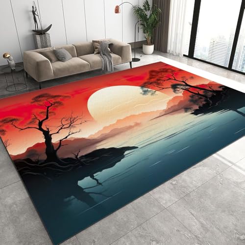 Japanische Kirschblüten Kurzflor Teppich Matten rutschfeste FußMatte Kinderteppich Modern 3D Natürliche Landschaft Kinder Spielteppiche FüR Schlafzimmer Flur Wohnzimmer Boden Teppich 100x150 cm Japanische Kirschblüten Kurzflor Teppich Matten rutschfeste FußMatte Kinderteppich Modern 3D Natürliche Landschaft Kinder Spielteppiche FüR Schlafzimmer Flur Wohnzimmer Boden Teppich 100x150 cm von DILANI