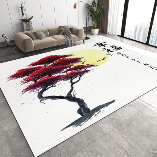 Japanische Kirschblüten Teppich Schlafzimmer rutschfeste FußMatte Natürliche Landschaft Kinderteppich Dekoration Carpets Teenager Kurzflor Flanell Teppiche home Spielteppiche für Wohnzimmer 180x240 cm Japanische Kirschblüten Teppich Schlafzimmer rutschfeste FußMatte Natürliche Landschaft Kinderteppich Dekoration Carpets Teenager Kurzflor Flanell Teppiche home Spielteppiche für Wohnzimmer 180x240 cm von DILANI