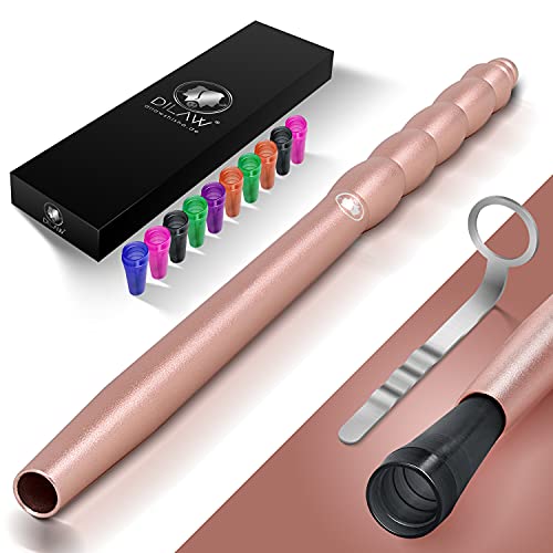 DILAW® Shisha Alu Mundstück aus eloxiertem Aluminium ✓ Kombinierbar mit Allen handelsüblichen Schläuchen, Rosé Gold von DILAW