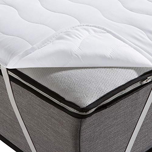 DILUMA Matratzenauflage Comfort 180x200 cm - Kochfeste Matratzenauflage - Matratzenschutz Boxspring-Bett geeignet - Matratzentopper/Unterbett von DILUMA