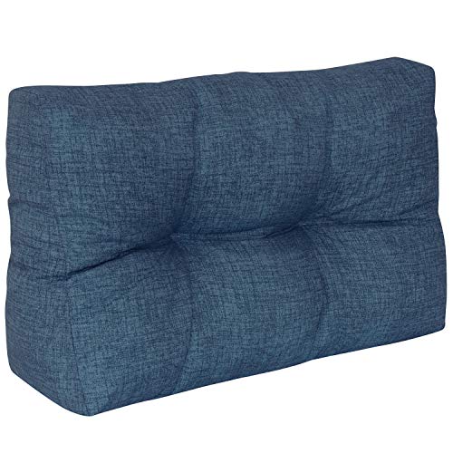 DILUMA | Palettenkissen Comfort Modell 2021 | Rückenlehne 60x40 cm Dunkelblau | Für Indoor/Outdoor, Wasserabweisend von DILUMA