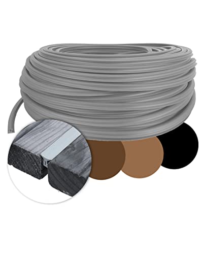 DILUMA Terrassenfugenband 25 Meter Grau für Terrassen mit Fugenabstand von 7,5 bis 10,5 mm - Fugendichtband für Terrassendielen aus Holz & WPC - UV Stabil, Witterungsfest, Temperaturbeständig DILUMA Terrassenfugenband 25 Meter Grau für Terrassen mit Fugenabstand von 7,5 bis 10,5 mm - Fugendichtband für Terrassendielen aus Holz & WPC - UV Stabil, Witterungsfest, Temperaturbeständig von DILUMA