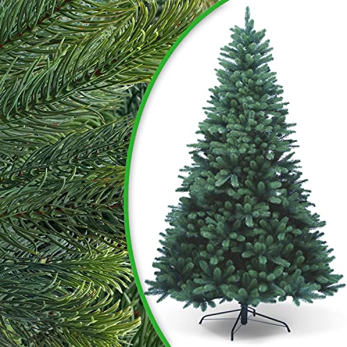 DILUMA | Weihnachtsbaum Künstlich 240 cm | Premium Künstlicher Christbaum aus 100% PE Spritzguss | B1 Zertifikat schwer entflammbar | Voll-PE Tannenbaum mit Metall Standfuß & Modularem Stecksystem DILUMA | Weihnachtsbaum Künstlich 240 cm | Premium Künstlicher Christbaum aus 100% PE Spritzguss | B1 Zertifikat schwer entflammbar | Voll-PE Tannenbaum mit Metall Standfuß & Modularem Stecksystem von DILUMA