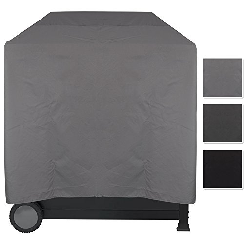 Grill Abdeckhaube Lounge - wasserdichter BBQ Cover - Pflegeleichte Universal Schutzhülle für alle Grillarten - Schutz vor Wasser, Schmutz und UV-Strahlen, Größe:M - 78 x 58 x 78 cm, Farbe:Grau von DILUMA