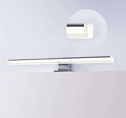 DILUMEN Spiegellampe Badezimmer,Super Helle Spiegelleuchte Bad 10w 1100lm 40cm,Elegante Badleuchte,Spiegelschrank Beleuchtung 230v IP44 Spiegel Lampe Bad,Naturweiß 4000K CRI>90 Bathroom Mirror Light von DILUMEN