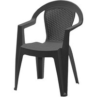 Dimaplast - Anthrazitfarbener Bistrostuhl Sofia von DIMAPLAST