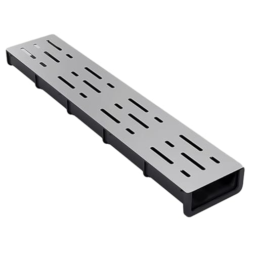 DIMEIYAN Entwässerungsrinne, Abflussabdeckung for den Außenbereich, Edelstahl-Grabenentwässerungsset for Terrasse, Auffahrt, Bad und Küche – Flache Rinnenentwässerung, 50 x 5 x 4 cm DIMEIYAN Entwässerungsrinne, Abflussabdeckung for den Außenbereich, Edelstahl-Grabenentwässerungsset for Terrasse, Auffahrt, Bad und Küche – Flache Rinnenentwässerung, 50 x 5 x 4 cm von DIMEIYAN