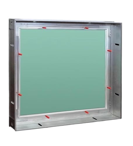 Inspektionsluke, Aluminium-Trockenbau-Zugangsplatte, Service-Schachttür, Deckeneckig (45 x 45 cm) von DIMEIYAN