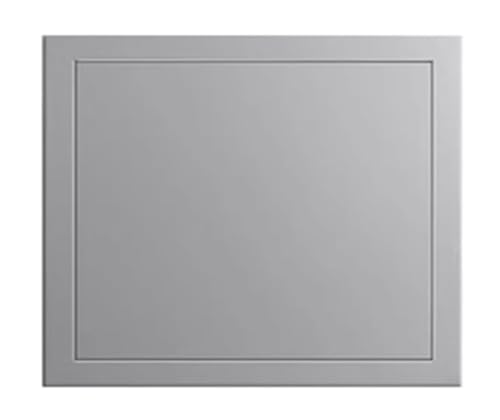 Inspektionsluke, magnetische Zugangstür, Wandlochabdeckungstüren, Aluminiumlegierung, unsichtbare Installationsplatte (grau, 200 x 200 mm) von DIMEIYAN