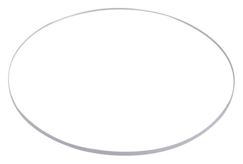 Klare Kreise Acrylplatte, Acryl Runde Platte Dicke 3mm, Acrylscheibe Durchmesser 150-190mm Geeignet for Bilderrahmen Malerei Untersetzer DIY Handwerk(Diameter 170mm) von DIMEIYAN