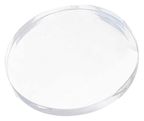 Klare Kreise Acrylplatte, Dicke 10 mm, runde Acrylscheibe, Durchmesser 110–150 mm, Acrylplatte, geeignet for DIY-Bastelprojekte, Ausstellungsprojekte(Diameter 140mm) von DIMEIYAN