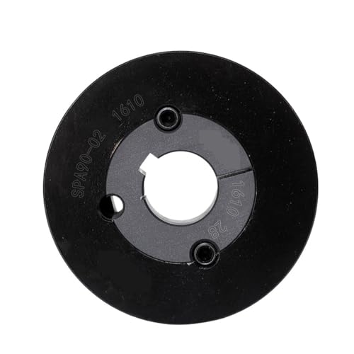 Kupplungsmotor-Riemenscheibe, V-Riemenscheibe, Doppelrille, 95,5 Außendurchmesser, 100 mm Teilung, 1610 Buchse(32mm) von DIMEIYAN