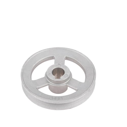 Kupplungsmotor-Riemenscheibe, V-Typ-Steuerscheibe, Industrienähmaschine, Transferrad, Riemenräder, Metallteil, 1 Stück(100mm) von DIMEIYAN