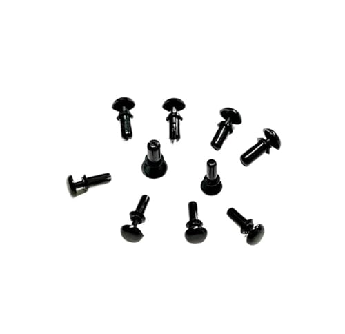 Nylonklemmen, Zierleisten-Druckverschlüsse, Nylon-Materialverschlüsse, Kunststoff-Spreiznägel, Leiterplatten-Befestigungsclip, Schnappnieten, Durchmesser 2 und,6 Millimeter(R2056 50 Pieces) von DIMEIYAN