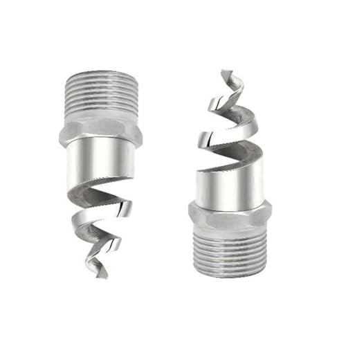Sprühdüsenspitze, Spiralzerstäuberdüse aus Edelstahl, 90 und 120 Grad, 1/4 bis 2 Zoll, Packung mit mehreren Verpackungsoptionen(1/4 304 Stainless Steel,1pc) von DIMEIYAN