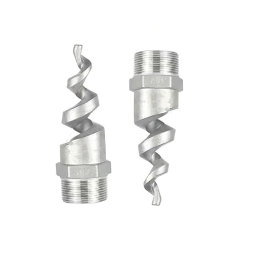 Sprühdüsenspitze, Spiralzerstäuberdüse aus Edelstahl, 90 und 120 Grad, 1/4 bis 2 Zoll, Packung mit mehreren Verpackungsoptionen(1 Inch 316 Stainless Steel Not Polished,5pcs) von DIMEIYAN