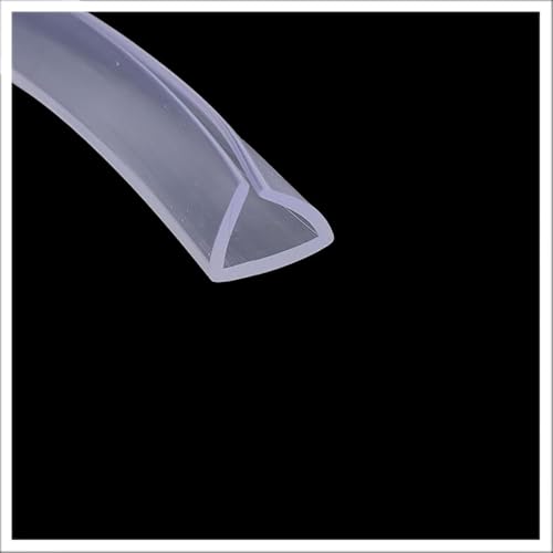 U-förmige Gummidichtung, 3,28 Fuß durchscheinender Dichtungsstreifen aus Gummi, leicht zu schneiden, zur Restaurierung von Möbeln in Schränken(15mm x 20mm) von DIMEIYAN