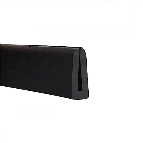 U-förmige Gummidichtung, 3,28 Fuß schwarzer Gummi-Dichtungsstreifen zur Isolierung der Kanten, for die Reparatur und Restaurierung von Schränken(11mm x 11mm) von DIMEIYAN