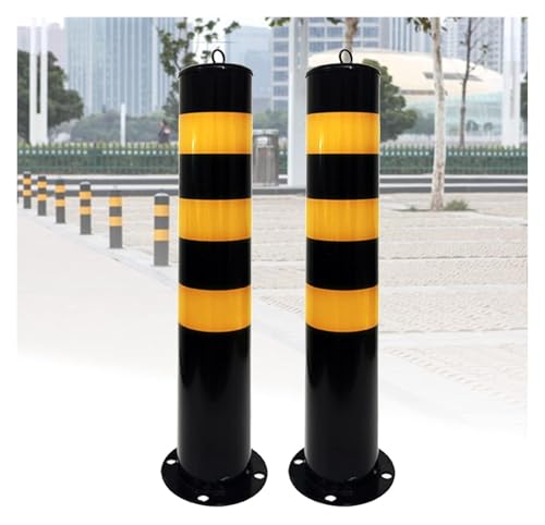 Verkehrsleitkegel, Sicherheitspfosten aus reflektierendem Klebeband for Einfahrten, Hochleistungsbarriere for die Fahrzeugsicherheit, industrielle und gewerbliche Nutzung(2x,75cm) von DIMEIYAN