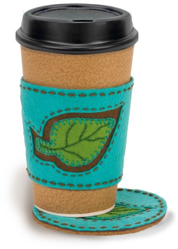 DIMENSIONS Hand Blatt Coaster &komfortable Stickpackung Kaffee - 4" X 8" von Dimensions