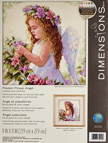 Dimensions Passion Flower Angel Zählmusterpackung mit Zählmuster, Baumwolle, Mehrfarbig, 1 Dimensions Passion Flower Angel Zählmusterpackung mit Zählmuster, Baumwolle, Mehrfarbig, 1 von Dimensions