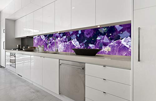 DIMEX Küchenrückwand Folie selbstklebend Amethyst | Klebefolie - Dekofolie - Spritzschutz für Küche | Made in EU - 350 cm x 60 cm von DIMEX