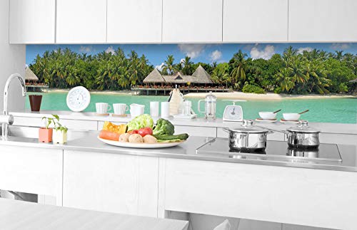 DIMEX Küchenrückwand Folie selbstklebend HAFENDAMM | Klebefolie - Dekofolie - Spritzschutz für Küche | Made in EU - 350 cm x 60 cm von DIMEX