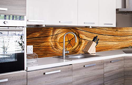 Küchenrückwand Folie selbstklebend Holz Knoten | Klebefolie - Dekofolie - Spritzschutz für Küche | Made in EU - 260 cm x 60 cm Küchenrückwand Folie selbstklebend Holz Knoten | Klebefolie - Dekofolie - Spritzschutz für Küche | Made in EU - 260 cm x 60 cm von Dimex