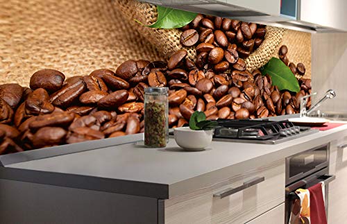 DIMEX Küchenrückwand Folie selbstklebend KAFFE | Klebefolie - Dekofolie - Spritzschutz für Küche | Made in EU - 180 cm x 60 cm von DIMEX