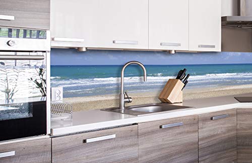 Dimex Küchenrückwand Folie selbstklebend LEERER Strand | Klebefolie - Dekofolie - Spritzschutz für Küche | Made in EU - 260 cm x 60 cm Dimex Küchenrückwand Folie selbstklebend LEERER Strand | Klebefolie - Dekofolie - Spritzschutz für Küche | Made in EU - 260 cm x 60 cm von Dimex