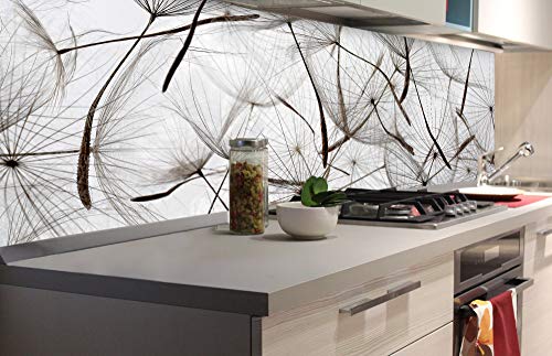 Dimex Küchenrückwand Folie selbstklebend LÖWENZAHNSAMEN | Klebefolie - Dekofolie - Spritzschutz für Küche | Made in EU - 180 cm x 60 cm von Dimex