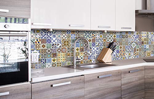 Dimex Küchenrückwand Folie selbstklebend PORTUGIESISCHE Fliesen | Klebefolie - Dekofolie - Spritzschutz für Küche | Made in EU - 260 cm x 60 cm Dimex Küchenrückwand Folie selbstklebend PORTUGIESISCHE Fliesen | Klebefolie - Dekofolie - Spritzschutz für Küche | Made in EU - 260 cm x 60 cm von Dimex