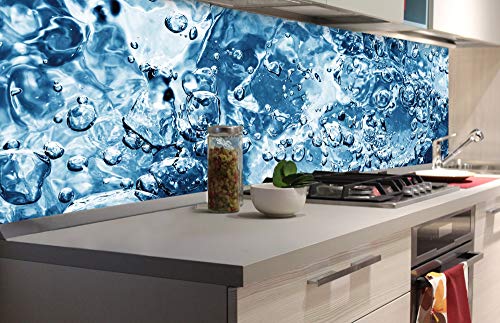 DIMEX Küchenrückwand Folie selbstklebend SPRUDEL | Klebefolie - Dekofolie - Spritzschutz für Küche | Made in EU - 180 cm x 60 cm von DIMEX