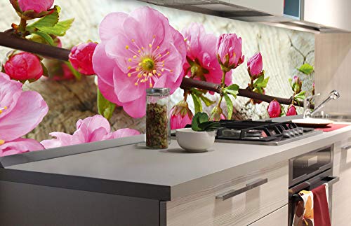 DIMEX Küchenrückwand Folie selbstklebend Sakura | Klebefolie - Dekofolie - Spritzschutz für Küche | Made in EU - 180 cm x 60 cm von DIMEX