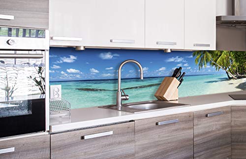 Dimex Küchenrückwand Folie selbstklebend Strand IM Paradies | Klebefolie - Dekofolie - Spritzschutz für Küche | Premium QUALITÄT - Made in EU | 260 cm x 60 cm Dimex Küchenrückwand Folie selbstklebend Strand IM Paradies | Klebefolie - Dekofolie - Spritzschutz für Küche | Premium QUALITÄT - Made in EU | 260 cm x 60 cm von Dimex