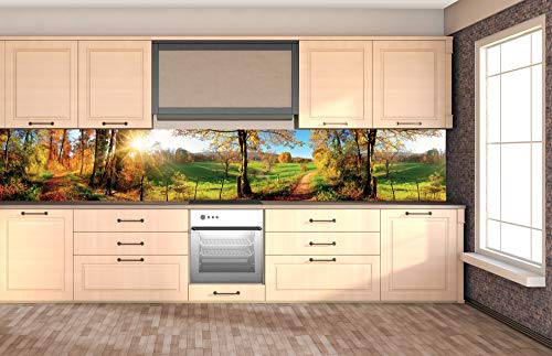 Dimex Küchenrückwand Folie selbstklebend Wiese | Klebefolie - Dekofolie - Spritzschutz für Küche | Premium QUALITÄT - Made in EU | 350 cm x 60 cm von Dimex