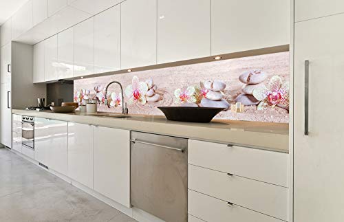 DIMEX Küchenrückwand Folie selbstklebend Zen Garten | Klebefolie - Dekofolie - Spritzschutz für Küche | Premium QUALITÄT - Made in EU | 350 cm x 60 cm von DIMEX