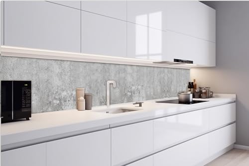 Dimex Küchenrückwand Folie Selbstklebend Beton II 420 x 60 cm | Klebefolie - Dekofolie - Spritzschutz für Küche | Made in EU von Dimex